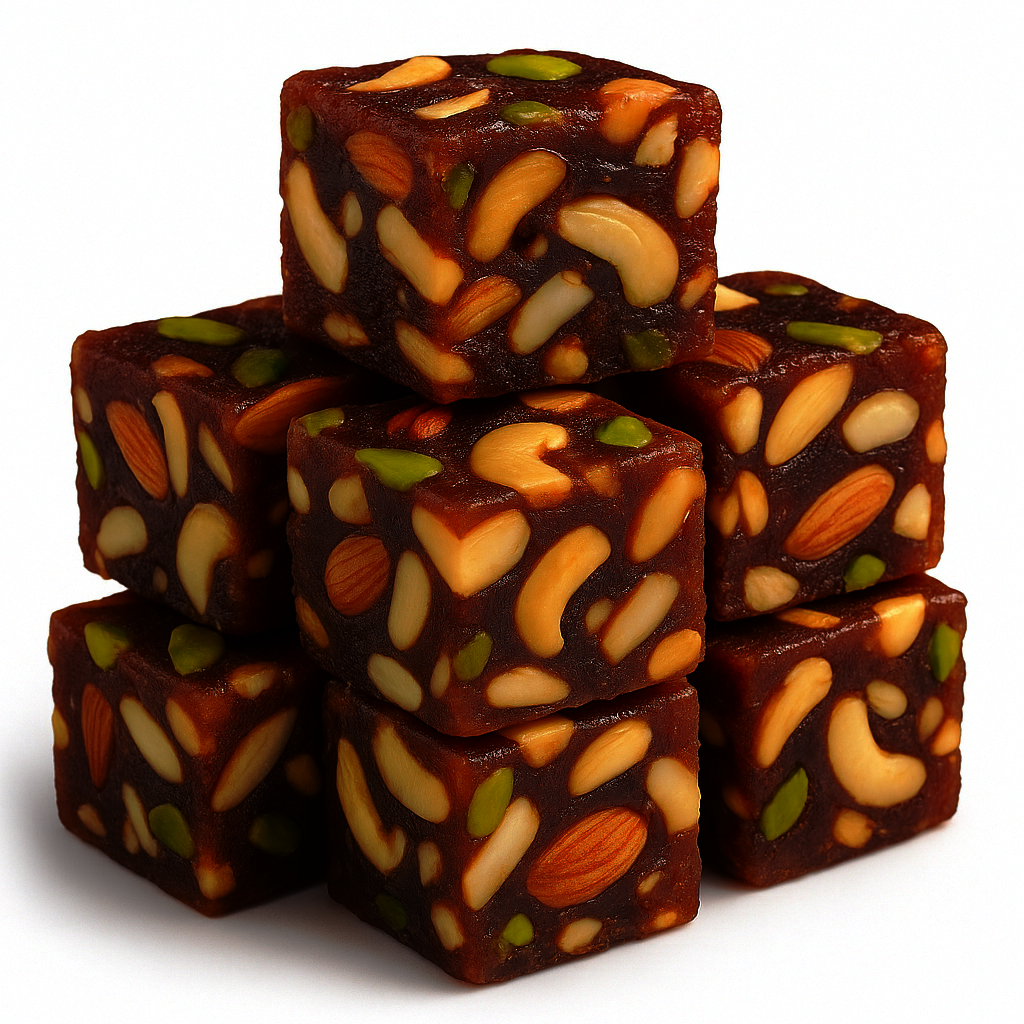 Royal Munch Sugar-Free Black Dates Sweets with Dry Fruits & Nuts 1kg