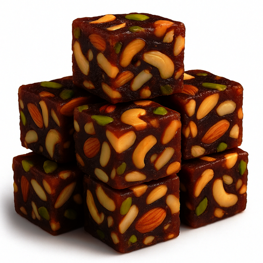 Royal Munch Sugar-Free Black Dates Sweets with Dry Fruits & Nuts 1kg